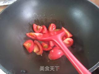 蛋饺番茄荞麦面的做法步骤：3