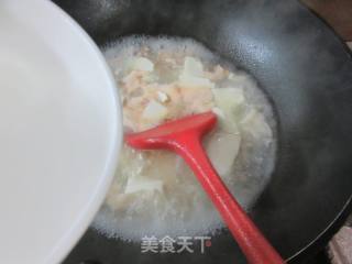 虾仁肉末豆腐羹的做法步骤：8