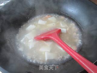 虾仁肉末豆腐羹的做法步骤：9