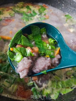 蔬菜鸡蛋疙瘩汤的做法步骤：8