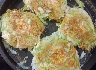 蔬菜鸡蛋饼的做法步骤：7