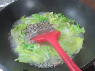 开洋牛心菜荞麦面的做法步骤：4