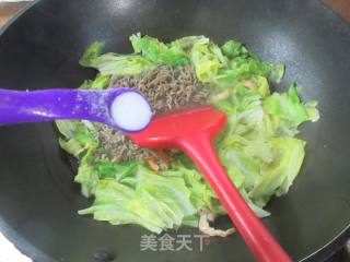 开洋牛心菜荞麦面的做法步骤：6