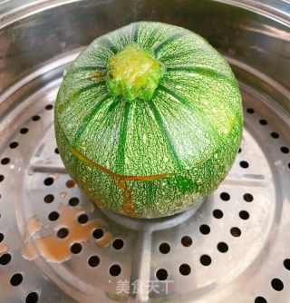 糯米蒸南瓜的做法步骤：5