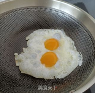 煎蛋拌香菜的做法步骤：7