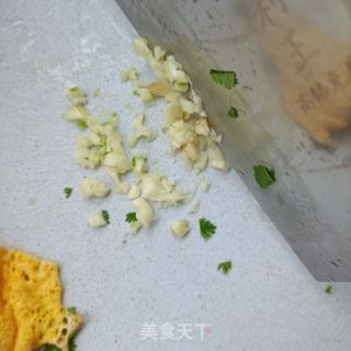 煎蛋拌香菜的做法步骤：10