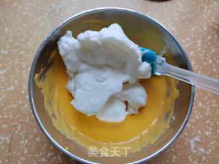 南瓜黄桃夹心蛋糕的做法步骤：8