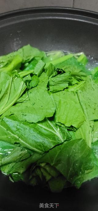 瑶柱虾米芥菜汤的做法步骤：8