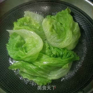 葱油西生菜的做法步骤：4