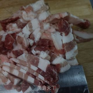 干辣椒炒莲花白的做法步骤：3