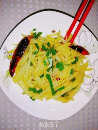 酸辣土豆丝的做法步骤：6