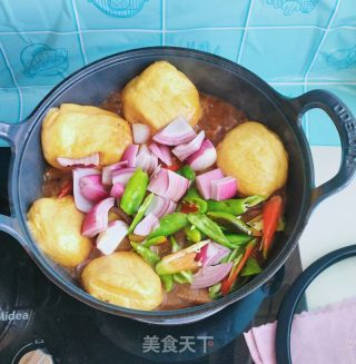 炖鸡块贴玉米面饼子的做法步骤：15