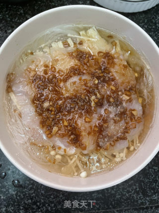 蒜蓉粉丝巴沙鱼的做法步骤：10