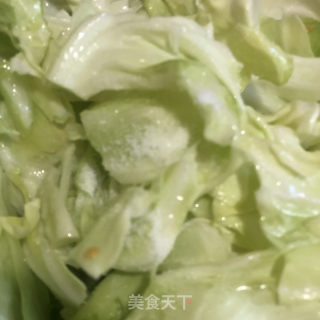 炝炒圆白菜的做法步骤：6