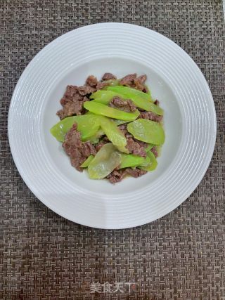 莴笋炒牛肉的做法步骤：10