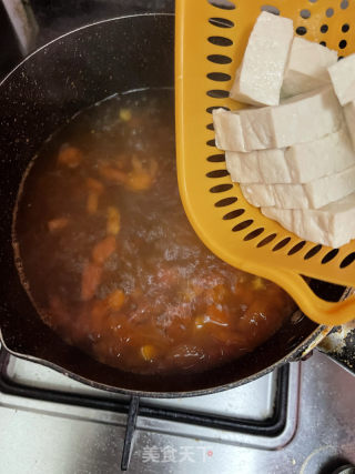 番茄豆腐牛肉汤的做法步骤：10
