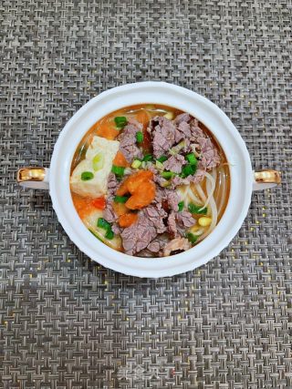 番茄豆腐牛肉汤的做法步骤：13