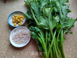 虾皮白果炒香芥的做法步骤：1