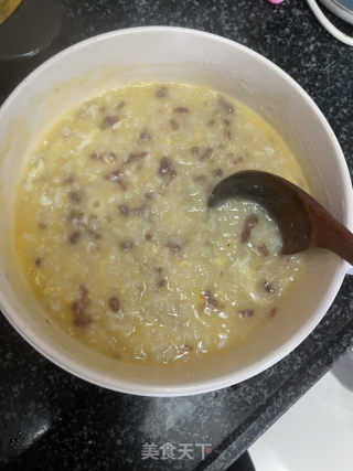 鸡蛋牛肉粥的做法步骤：8