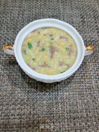 鸡蛋牛肉粥的做法步骤：13