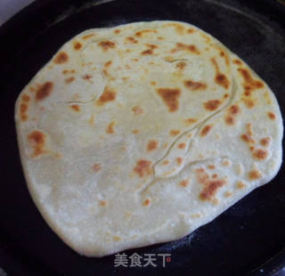 热饼夹炸虾的做法步骤：5