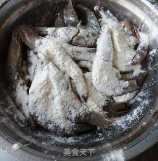 热饼夹炸虾的做法步骤：6