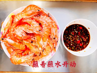 干蒸白灼虾的做法步骤：8