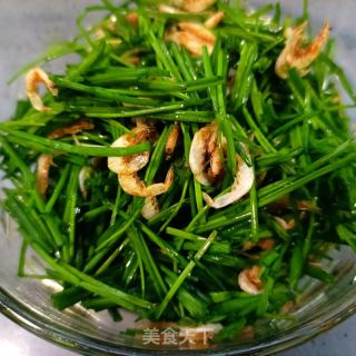 沙葱拌虾皮的做法步骤：6