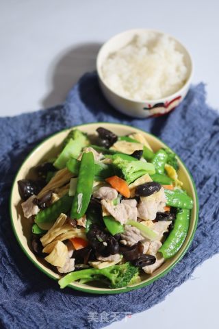 肉片时蔬的做法步骤：12