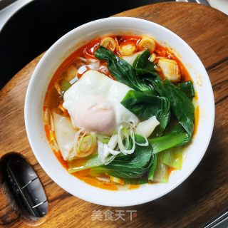 酸汤荷包蛋馄饨的做法步骤：9