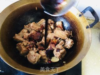 排骨焖面的做法步骤：9