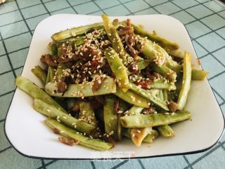 干煸四季豆的做法