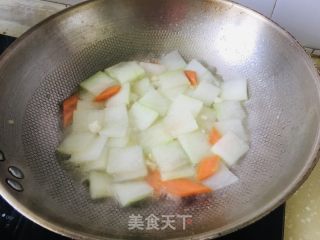 清炒冬瓜胡萝卜的做法步骤：6