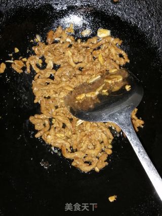 青椒榨菜肉丝的做法步骤：4