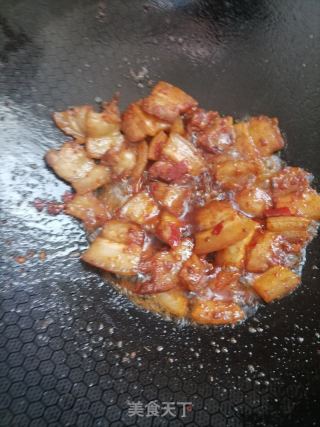 蒜苗回锅肉的做法步骤：9