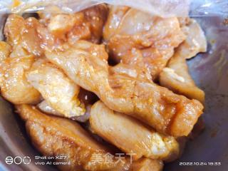 鸡肉烧豆腐的做法步骤：1