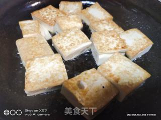鸡肉烧豆腐的做法步骤：5