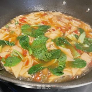 时蔬旗花面的做法步骤：12
