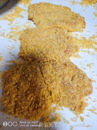 炸鸡排的做法步骤：3