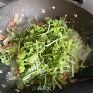 包菜炒鸡胸肉的做法步骤：9