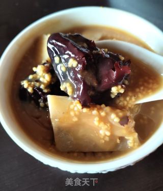 红枣香芋小米粥的做法步骤：8