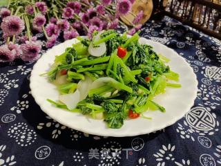 香辣萝卜缨的做法步骤：10