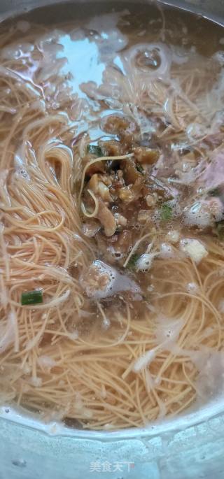 肉末榨菜面线糊的做法步骤：5