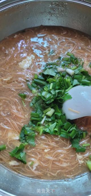 肉末榨菜面线糊的做法步骤：11