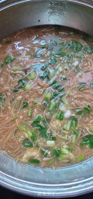 肉末榨菜面线糊的做法步骤：12
