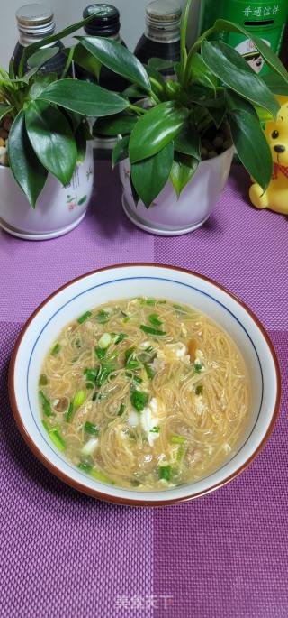 肉末榨菜面线糊的做法步骤：13