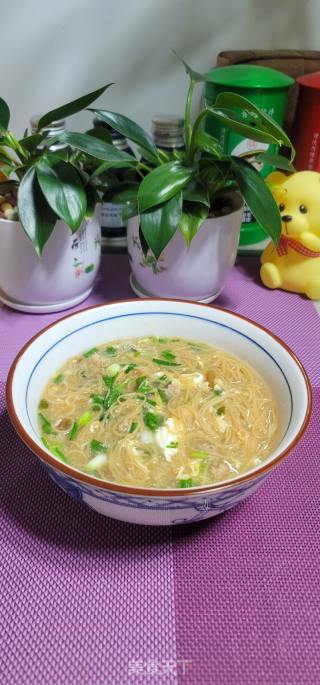 肉末榨菜面线糊的做法步骤：14