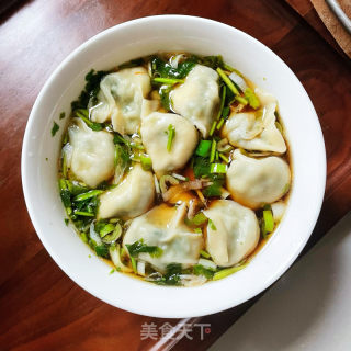 酸汤茴香饺子的做法步骤：11