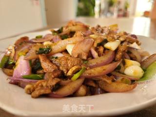 孜然洋葱炒羊肉的做法步骤：7