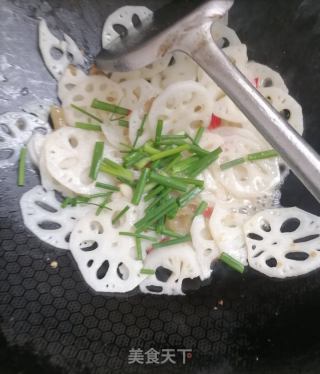素炒藕片的做法步骤：4